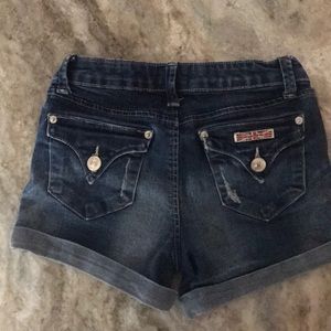 Hudson cuffed denim shorts